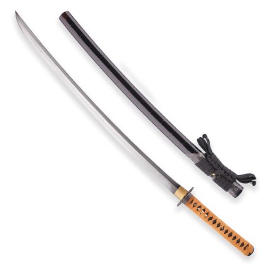 Sběratelská replika meče katana Chairo no Yurei – ocel T-10, reálný Choji Midare Hamon