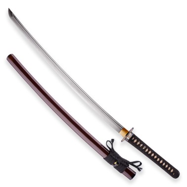 Funkční replika meče katana Akuma-Tekina, skládaná ocel AISI 1075