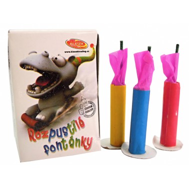 Pyrotechnika Dětská Rozpustilé fontánky 10ks