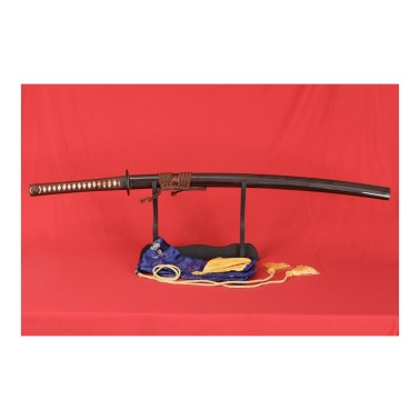 Katana SANIIRO z ocele AISI 1095 a reálným hamonem od firmy Kawashima