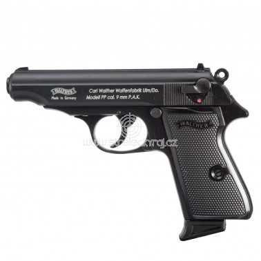 Plynová pistole Walther PP black kat.C-I