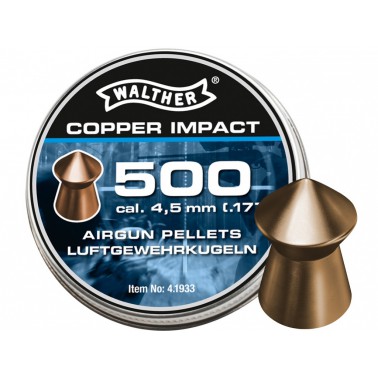 Diabolo Walther Copper Impact 500ks cal.4,5mm