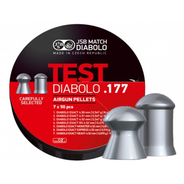 Diabolo JSB Exact TEST pro pušku .177