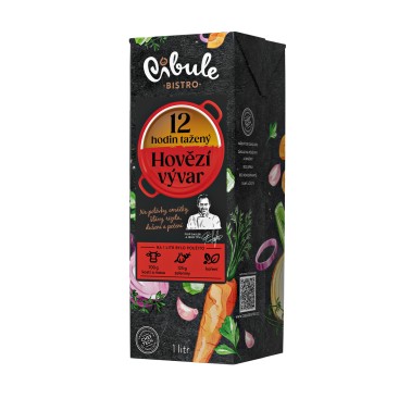 Cibule Bistro hovězí vývar 1L