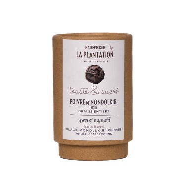 Kambodžský pepř z Mondulkiri černý 50g tubus
