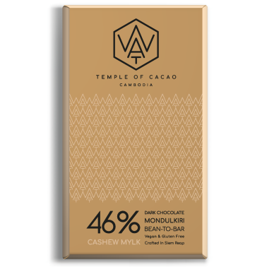 WAT Chocolate čokoláda z Kambodže 46% Cashew mylk 70g