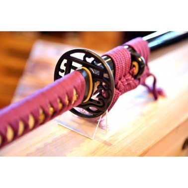 katana Murasakino z překládané oceli AISI 1095 s reálným hamonem