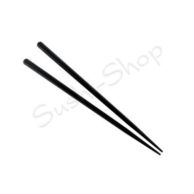 Pałeczki plastikowe czarne 22 cm