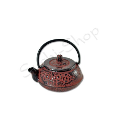 Dzbanuszek dekoracyjny żeliwny MINI Arare 50 ml RED