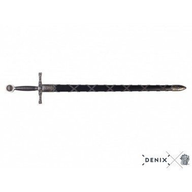 Replika Meč Excalibur s pochvou stříbrná