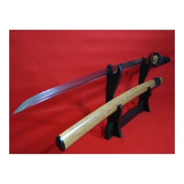 katana TAKE z uhlíkové oceli AISI 1045 s reálným hamonem