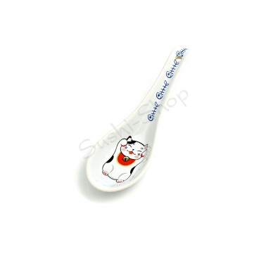 Łyżka Kawaii Lucky Cat Red Fish 13.8x4.8 cm