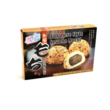 Ciasteczka ryżowe Mochi sezamowe 210g