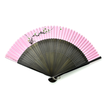 Wachlarz japoński Hana 21.5 cm różowy