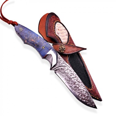 nůž lovecký Dellinger PREDATOR II vg-10 Damascus
