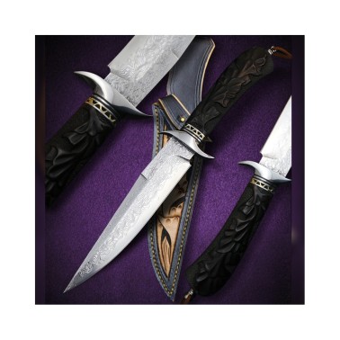 nůž lovecký Dellinger LEAF vg-10 Damascus