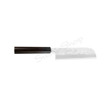 Nóż Hideo Kitaoka Shirogami Satin Usuba Kamagata 180