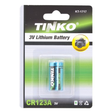 Baterie Tinko CR-123 3V Lithium 1ks