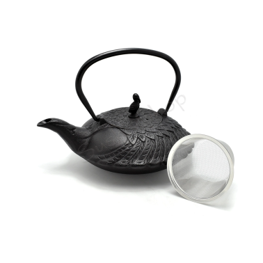 Dzbanek żeliwny do herbaty Ahiru Black 0.8l