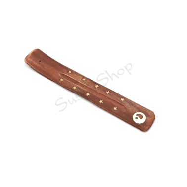 Podstawka kadzidełka drewniana Sun 25cm