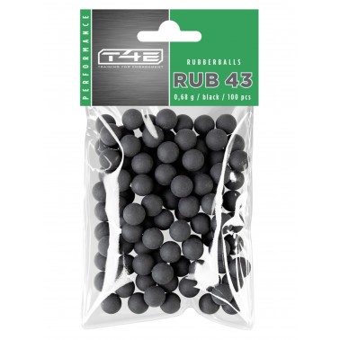 Kuličky T4E Rubber Ball RB .43 polymer 100ks