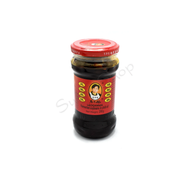 Fermentowana czarna soja w oleju z chili 280g Lao Gan Ma