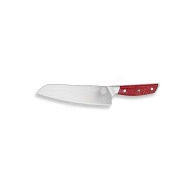 Nóż Dellinger SANDVIK NORTHERN SUN Gyuto 205mm RED