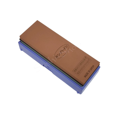Kamień King 185x63x25 mm #220/#800 z podstawą