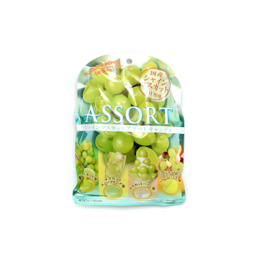 Cukierki w 4 smakach winogrona muskat SENJAKU 85 g