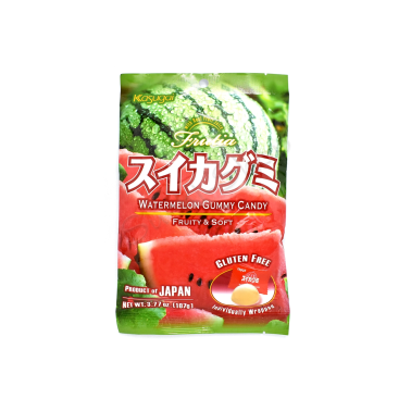 Żelki arbuzowe WATERMELON GUMMY KASUGAI 107 g