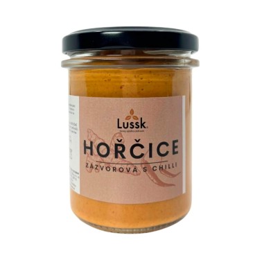 Zázvorová hořčice s chilli Lussk 200 g