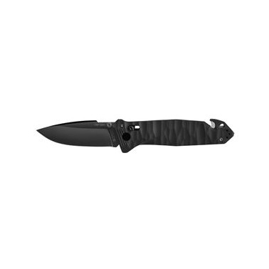 CAC S200 FRENCH ARMY KNIFE TEXTURED G10 BLACK HANDLE