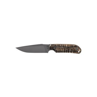 COMMANDEUR ALL PURPOSE KNIFE  G10 ZIRICOTE WOOD HANDLE / KYDEX SHEATH