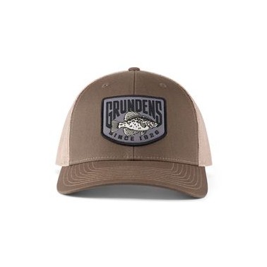 Crappie Patch Trucker Driftwood/Khaki O/S