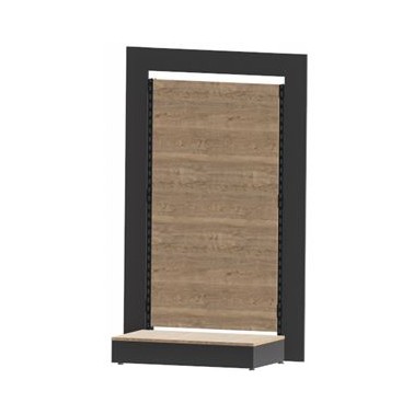 Čelo gondoly plná záda dřevodekor/antracit