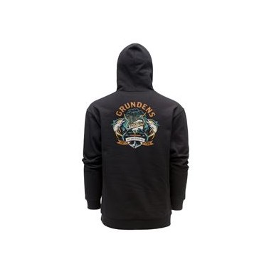 Displacement DWR Hoodie Tuna Tattoo Black L