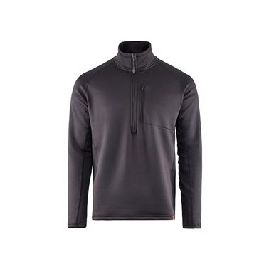 Grundies Thermal 1/2 Zip Black  L