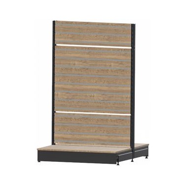 Modul gondoly 1000 slatwall dřevodekor/antracit