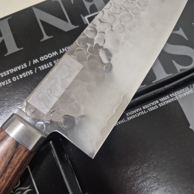 II. jakost - japonský nůž Santoku 165mm Kanetsune Tsuchime VG-1 series