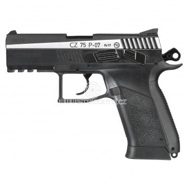 Vzduchová pistole ASG CZ 75 P-07 Duty BlowBack bicolor ráže 4,5 mm