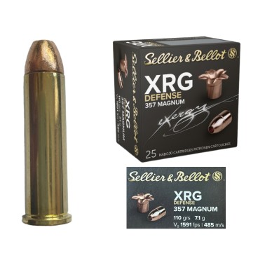 Revolverové náboje SB 357 MAGNUM XRG-D 110grs 7,1g 25ks A-I