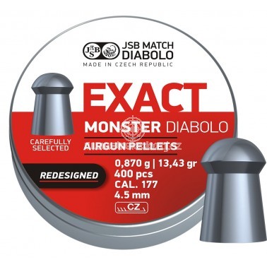 Diabolo JSB Exact Monster Redesigned 400ks cal.4,52mm