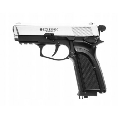 Vzduchová pistole Ekol ES P66 Compact chrom ráže 4,5 mm