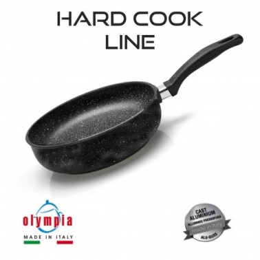 Hluboká pánev HARD COOK ? 24 cm z litého hliníku s minerálním kameninovým povrchem