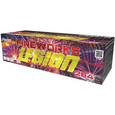 Kompaktní ohňostroj Fireworks Legion 264ran / 20, 25, 30, 35mm
