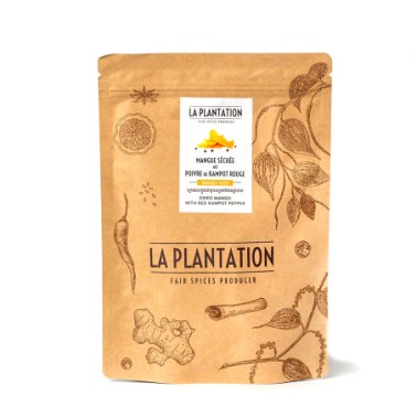 La Plantation Sušené mango s červeným Kampotským pepřem 150g