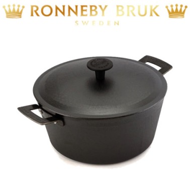 Litinový hrnec 4l s litinovou poklicí Ronneby Bruk 160100