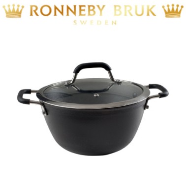 Litinový hrnec 4l se skleněnou poklicí Ronneby Bruk 100180