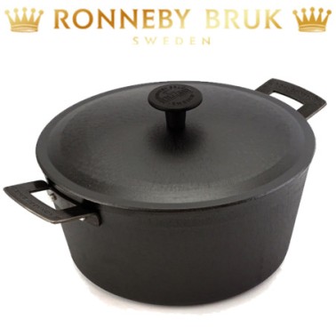 Litinový hrnec 6l s litinovou poklicí Ronneby Bruk 160300