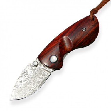 malý lovecký zavírací nůž Dellinger SMALL KILLER VG10 Damascus